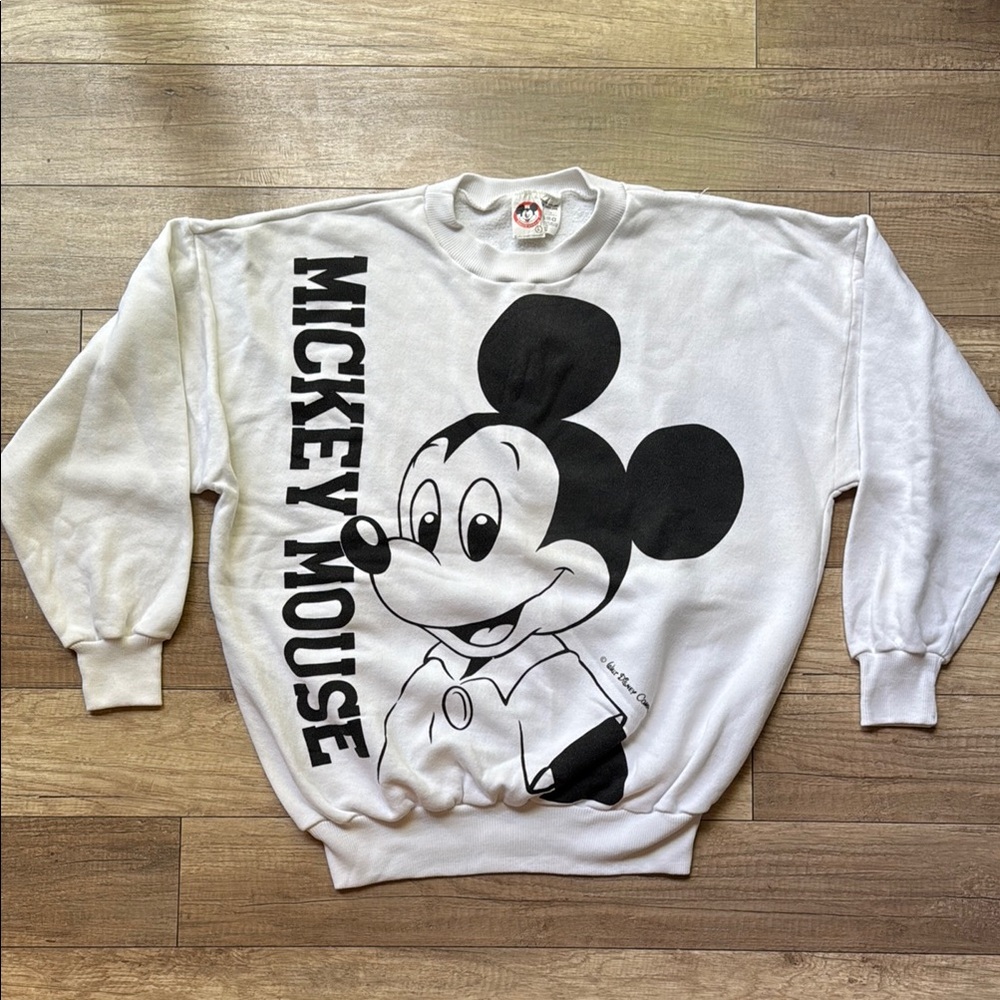 Disney Mickey Mouse Black and White Sweatshirt